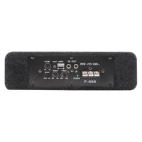 Caisson de basses de voiture avec haut-parleurs amplificateur 600w Audio actif 12V 8 pouces caisson de basses de voiture