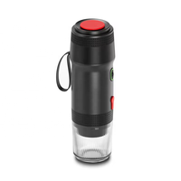 Mini machine à café électrique intelligente portable pour capsules et expresso, compatible avec les grains de café