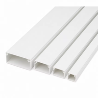 Goulotte de câblage électrique en PVC grande taille, conduit de gestion des câbles industriels en plastique