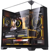 LOVINGCOOL Factory Custom Gaming Computer Cases and Towers Cpu Case Spcc Metal Vertical ATX Comput Desktop Cabinet Glass PC Case