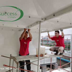 GRP paneli modüler su deposu içme suyu depolama için katar - Product Image 5