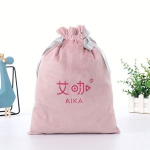 Pochette en velours pour bijoux et accessoires capillaires, sac cadeau personnalisé avec cordon de serrage, emballage en velours - Product Image 5