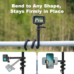 Kolayca viraj kamera aksesuarları Insta360 GoPro için ayarlanabilir braket hafif mobil telefon tutucular taşınabilir esnek montaj - Product Image 3