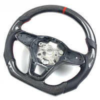 Volant en carbone véritable pour Volkswagen Golf8 MK8 Passat Touareg Tiguan Polo GTD GTS GTE R-Line CC Volant de voiture