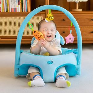 Silla rodillo dibujos animados lindo asiento de bebé de felpa aprender a sentarse seguridad anticaída infantil comodidad silla animal suave asiento de bebé sofá - Product Image 2