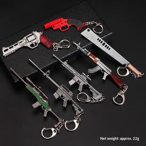 Porte-clés pendentif en alliage de zinc modèle 001 du jeu <span class=keywords><strong>Guns</strong></span> and <span class=keywords><strong>Glory</strong></span>, cadeau - Product Image 3