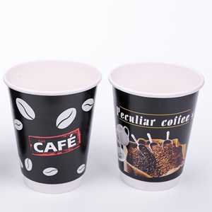 Bicchieri di Carta Monouso da 7 OZ con Coperchi Antisgocciolamento per Cioccolata Calda e Forniture per <span class=keywords><strong>Bar</strong></span> - Product Image 4