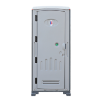 Nouvelle Toilette Portable Moderne Écologique pour Extérieur, Conteneur Sanitaire pour Bureau, Chantier, Parc et Usage Domestique