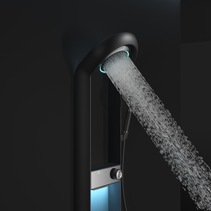 Set Doccia Termostatico Intelligente con Getto a Pioggia, <span class=keywords><strong>Miscelatore</strong></span> Monocomando a Barra Scorrevole Montato a Parete per Hotel e Bagni - Product Image 3