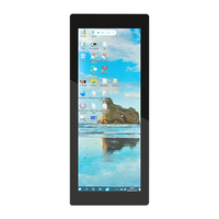 6.86 Inch 1280*480 LCD Display High Quality CTP Touch Screen Monitor TFT IPS Black No Casing HDMI USB Industrial Monitor