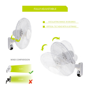 Ventilador Oscilante de Pared de Alta Calidad de 16 Pulgadas, Potente para Invernadero, Ventilador de Pared de 16 Pulgadas - Product Image 6