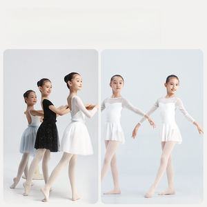 117241004 बेयवू लड़कियों की लंबी आस्तीन बैले लेओकार्ड स्टेज प्रदर्शन नृत्य - Product Image 2