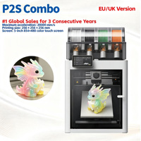 Imprimante 3D FDM compacte Bambo P2S Combo, version mondiale débloquée UE/Royaume-Uni, connexion WiFi mobile, vente directe usine, pour création personnelle
