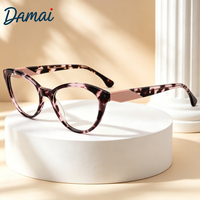 FD2057 Monture de lunettes optiques vintage élégante pour femmes, style œil de chat, en acétate fait main, logo personnalisé