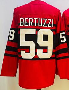 Camisetas de Hockey sobre Hielo Personalizadas de Fábrica OEM, Bordado con Nombre del Equipo, Impresión por Transferencia de Calor, 100% Poliéster, Uniforme Unisex para Adultos - Product Image 3