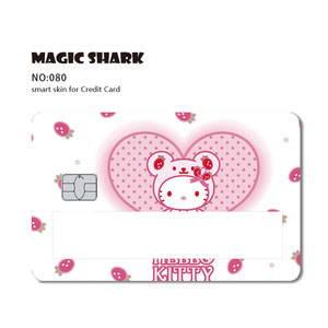 Pegatinas de calcomanía de Anime de piel impermeable de vinilo personalizado transparente de calidad libre de daños 3M <span class=keywords><strong>para</strong></span> <span class=keywords><strong>tarjetas</strong></span> de crédito <span class=keywords><strong>bancarias</strong></span> - Product Image 4