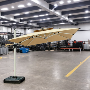 [Toldo de 280 gramos de poliéster] Jardín/Hotel/Cafetería/Restaurante/<span class=keywords><strong>Patio</strong></span> Paraguas resistente para exteriores AL Soporte AL Mango AL - Product Image 1