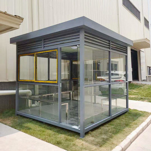 Caseta de Vigilancia Moderna de Acero, Estructura Rectangular Tipo Contenedor para Uso en Exteriores - Product Image 3