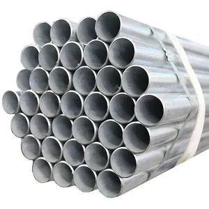 Tuyau d'acier galvanisé rond de carbone d'ASTM A53 A500 dans les canalisations de pétrole et de gaz bon marché/tuyauterie métallique électrique (EMT)