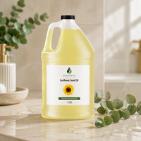Minyak Biji Bunga Matahari 100% Murni Cold Pressed, Minyak Pembawa Alami untuk Pijat Kulit, Perawatan Rambut, Bahan Baku Kosmetik, Pasokan Grosir OEM