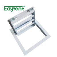Grille de ventilation extérieure en aluminium résistante aux intempéries, à battants ouvrables, en aluminium 6063-T5, revêtement poudré, anti-pluie, pour écran anti-insectes et CVC