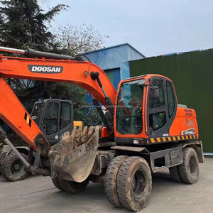 Excavadora usada Doosan de ruedas medianas, excavadora de ruedas medianas de Corea Doosan DH150W DH130W DH210W, excavadora de ruedas con precio barato - Product Image 3
