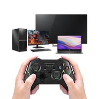 Manette de jeu PC168 à double vibration, vente chaude d'usine, sans fil 2.4G, compatible avec plusieurs plateformes et appareils