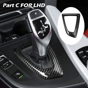 Carbon Fiber Versnellingspookpaneel Afdekking voor BMW 1 <span class=keywords><strong>2</strong></span> <span class=keywords><strong>3</strong></span> 4 Serie F20 F21 F22 F23 F30 F34 F35 F32 F33 F36 Carbon Fiber Trim Sticker - Product Image 5