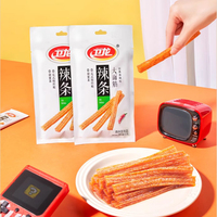 Snacks asiatiques très demandés : Bâtonnets épicés Weilong, grands bâtonnets épicés, snacks chinois au chili, végétariens, fast-food, snacks asiatiques