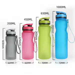 Factory direct wholesale product of BPA free 1 Liter plastic drinking sports shaker bottle with custom logo