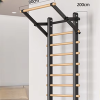 Barra Sueca Independiente con Barra de Dominadas, Barra de Flexiones, Barras de Pilates, Equipo de Entrenamiento Físico para Gimnasio en Casa