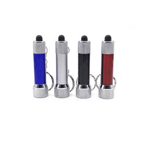 Wholesale Customized Aluminum Mini LED EDC Cold White Keychain Flashlight Low-Price Promotional Item