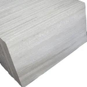 White Wooden Marble Flooring&Walling Decoration Landscaping Stone Carvings and Sculptures Slabs&Tiles