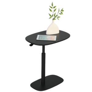 ADA Manufacturer Minimalist Ergonomic Console <strong>Side</strong> Desk Pneumatic Height Adjustable 360&deg; <strong>Rotating</strong> <strong>Table</strong> Home Furniture - Product Image 1