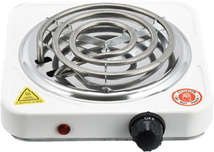 Plaque chauffante électrique domestique 1000W, colorée, avec régulateur de température, boîtier métallique, 2 brûleurs, nettoyage facile, prise VDE - Product Image 2