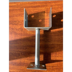 Rustproof <strong>Post</strong> Anchor Support <strong>for</strong> 90mm 100mm 115mm <strong>Posts</strong> <strong>Post</strong> Stand <strong>Bracket</strong> Galvanized Steel <strong>for</strong> Wood Beam Construction - Product Image 5