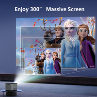 Proyector portátil Full HD 1080P con Android, proyector LED inalámbrico para cine en casa, TV LCD, proyectores inteligentes 4K