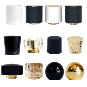 Tapas Personalizadas para Botellas de Perfume en Oro, Plata y Negro, Calibre FEA de 15 mm, Tapas Magnéticas de Resina, Madera y Plástico para Botellas de Perfume - Product Image 3