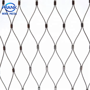 鸟网用套管电缆网304 316不锈钢钢丝绳网 - Product Image 2