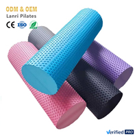 Rodillo de Espuma EVA de Alta Densidad para Masaje Muscular Profundo, Ecológico, Duradero, Firmeza Media, para Yoga/Pilates, Relajación Profesional