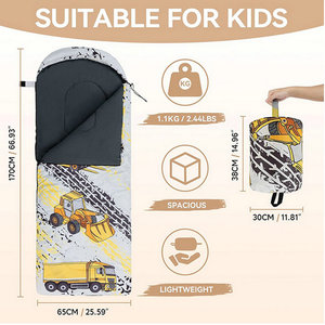 <span class=keywords><strong>Sac</strong></span> <span class=keywords><strong>de</strong></span> <span class=keywords><strong>couchage</strong></span> <span class=keywords><strong>pour</strong></span> enfants, printemps automne hiver, camping en plein air, épais et chaud, <span class=keywords><strong>sieste</strong></span> scolaire en intérieur, dessin animé, température constante, portable - Product Image 3