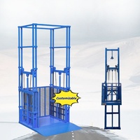 3m 6m Plate-forme élévatrice électrique pour le fret des personnes Petit matériel Cargo Lift Warehouse Household OEM Custom