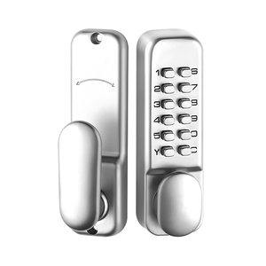 <span class=keywords><strong>Serrure</strong></span> de porte extérieure durable en alliage de zinc sans clé avec bouton-poussoir <span class=keywords><strong>à</strong></span> combinaison et <span class=keywords><strong>code</strong></span> <span class=keywords><strong>mécanique</strong></span> pour un accès facile - Product Image 2