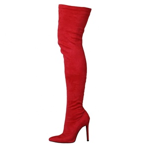 <span class=keywords><strong>Stivali</strong></span> 2024 <span class=keywords><strong>tacco</strong></span> <span class=keywords><strong>alto</strong></span> 4.7 pollici sopra il ginocchio colori personalizzati in pelle scamosciata comodi <span class=keywords><strong>stivali</strong></span> alti alla coscia - Product Image 3