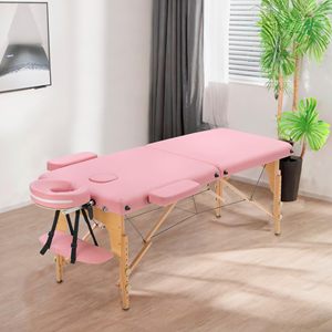 Lit <span class=keywords><strong>de</strong></span> <span class=keywords><strong>massage</strong></span> pliable en mousse <span class=keywords><strong>de</strong></span> haute qualité <span class=keywords><strong>Table</strong></span> <span class=keywords><strong>de</strong></span> <span class=keywords><strong>massage</strong></span> rose portable à 2 sections et lit en vente - Product Image 6