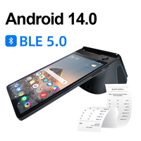 جهاز نقاط البيع المحمول PH-108 بنظام أندرويد مع شاشة كبيرة ودعم 4G/3G وبلوتوث وNFC للمتاجر