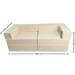 Disian New Design High Density <b>Foam</b> Convertible Modular Kids <b>Sofa</b> Foldable Compressed Modular Kids <b>Sofa</b> Bed Couch - Product Image 6