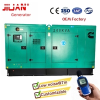 Générateur électrique silencieux de 200 kVA 160 kW de Guangzhou CE ISO, générateur 6CTA8.3-G1, centrale électrique diesel, prix EXW à vendre