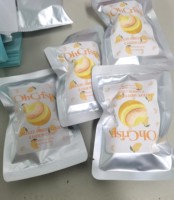 Vente en gros usine de mangues, fraises et noix de cajou lyophilisés croustillants en demi-sphères, OEM, marque privée, emballage personnalisé, approvisionnement en vrac