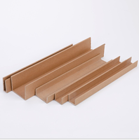 Protecteur d'angle en papier en forme de L pour emballer des protecteurs d'angle en carton mobiles